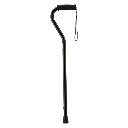 Nova Ortho-Med Offset Cane Nova Aluminum 30 To 39 Inch Height Black - 1060BK