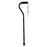 Nova Ortho-Med Offset Cane Nova Aluminum 30 To 39 Inch Height Black - 1060BK