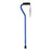 Nova Ortho-Med Offset Cane Nova Aluminum 30 To 39 Inch Height Blue Wave Print - 1070PL