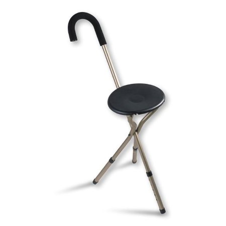 Nova - Seat Cane Aluminum 35 to 39 Inch Height Black / Silver - 3091