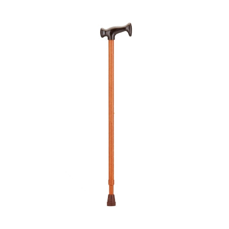 Nova Ortho-Med - T-Handle Cane Aluminum 28 to 39 Inch Height Walnut - 2034