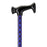 Nova Ortho-Med - T-Handle Cane Aluminum 28 to 39 Inch Height Black / Blue - 2029