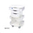 TrippNT Carts Cart Storage 20-1/4X23X35" 4-3" Casters/2 Locking 3 Drawer Each - 7413