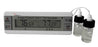 Cardinal Health - Digital Refrigerator / Freezer Thermometer with Alarm Fahrenheit / Celsius -40° to +158°F (-40° to +70°C) 2 Bottle Probes Flip-out Stand / Wall Mount Battery Operated - CH2941-6