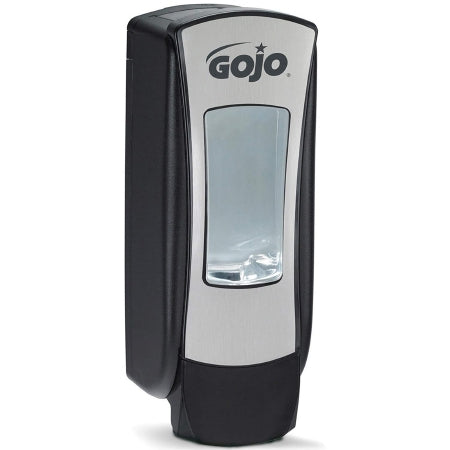GOJO ADX-12 - Hand Hygiene Dispenser Chrome / Black Plastic Manual 1250 mL Wall Mount - Gojo - 8888-06