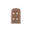Miltex-Integra Guard Instrument Tip Tip-It Silicone 2X16X25.4Mm #8 Brown 50/Pk - 3-2508V