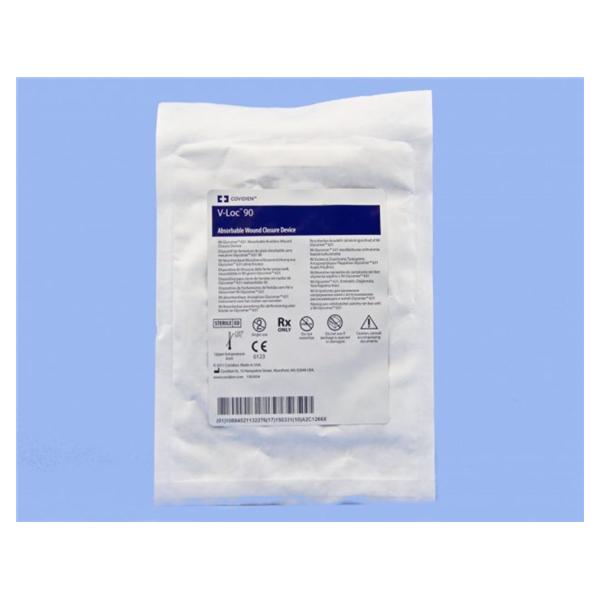 Medtronic MITG-Covidien Suture 4-0 Glycolide P-12 V-Loc 90 Undyed 18" Barbed Absorbable 12/Ca - VLOCM0023
