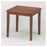 Lesro Industries Table End Weston 20X20X20" Solid Maple Mahogany Ea - WS1270T5