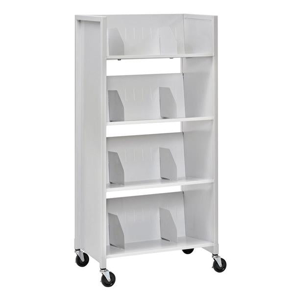 Buddy Products Cart Medical File 26X16X50-3/8" 4 Casters Ea - 5429-32