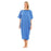 Royal Blue Intl - Patient Exam Gown One Size Fits Most Ceil Blue Reusable - BLUE-DYED