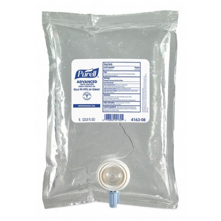 Purell Advanced - Hand Sanitizer 1,000 mL Ethyl Alcohol Gel Dispenser Refill Bag - Gojo - 4163-08