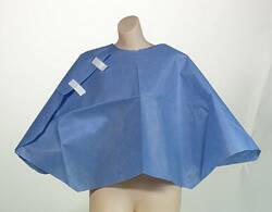 Tidi Products Tidi Exam Cape Mauve One Size Fits Most Front / Back Opening Without Closure Unisex - 910316