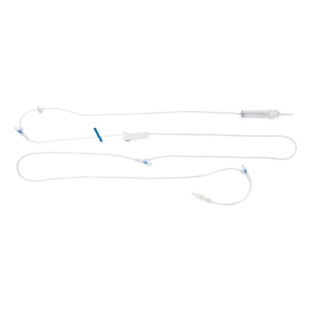 Medline - Primary IV Administration Set 15 Drops / mL Drip Rate 109 Inch Tubing 3 Ports - DYNDTN1545