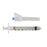 McKesson Prevent SG - Syringe with Hypodermic Needle 3 mL 23 Gauge 1 Inch Regular Wall Sliding Safety Needle - McKesson - 306613