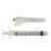 McKesson Prevent SG - Syringe with Hypodermic Needle 3 mL 25 Gauge 1 Inch Regular Wall Sliding Safety Needle - McKesson - 306619