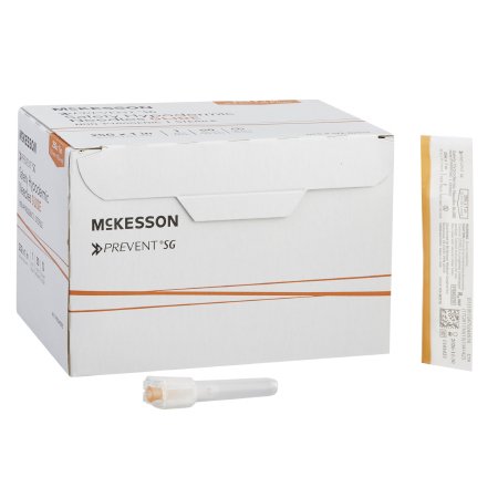 McKesson Prevent SG - Hypodermic Needle Sliding Safety Needle 25 Gauge 1 Inch Length Regular Wall - McKesson - 306616