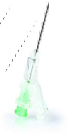 McKesson Prevent SG - Hypodermic Needle Sliding Safety Needle 21 Gauge 1 Inch Length Thin Wall - McKesson - 306615