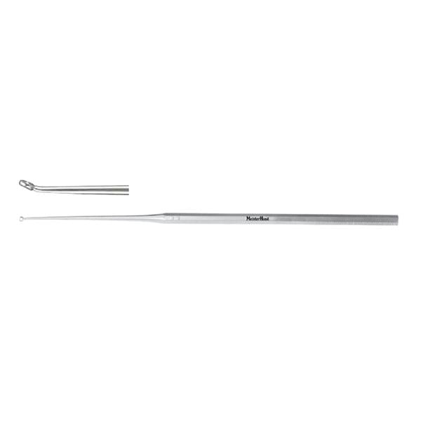 Miltex-Integra Curette Ear Buck Meister-Hand 6-1/2" #1 Blunt Tip Angled Stainless Steel Ea - MH19-294