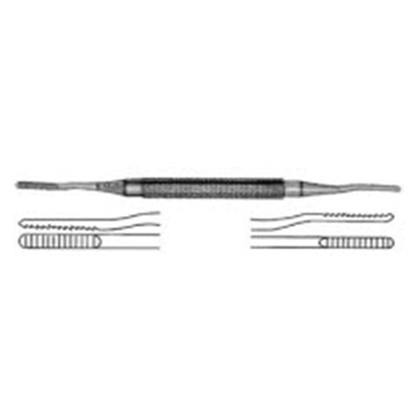 K-Medic Inc Rasp Polokoff 8-1/2" Plain Serrated 6Mm Wide Tip Ea - KM69540