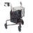 Drive Medical Designs Rollator Deluxe 300Lb Capacity Red 7.5" Casters 24X25X31-38" Lplk Brk Adult Ea - 10289RD