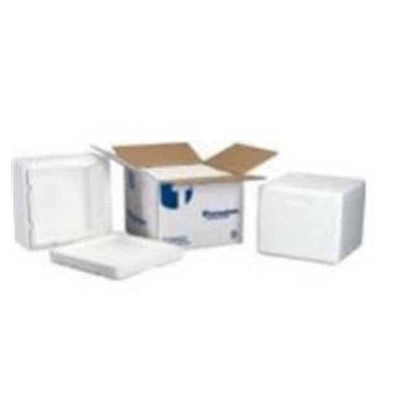 Tegrant Corp Mailer Box Insulated Sonoco _ Foam/Cardboard Fold Closure White 8/Case - 353052