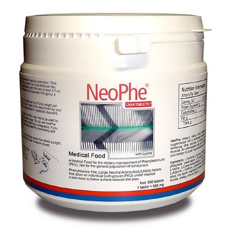 NeoPhe LNAA - PKU Oral Supplement Unflavored 550 per Bottle Bottle Ready to Use - Solace Nutrition - 8002