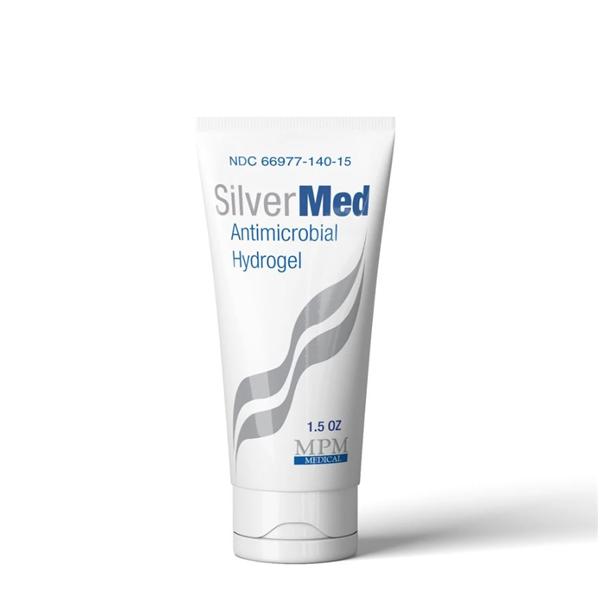 MPM Medical Dressing Wound Silvermed Hydrogel 4X5" Sterile 1.5Oz Tan 12/Ca - ABSM1406