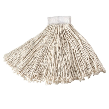 Rubbermaid - Wet String Mop Head Cut-end White Cotton Disposable - FGV11800WH00