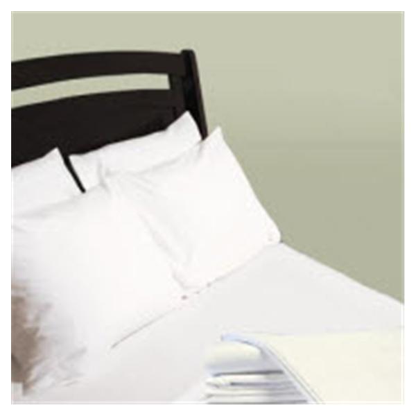 Calderon Textiles Inc Sheet Draw 54X81" Microfiber Flat White 1/Dz - 20MF-5481