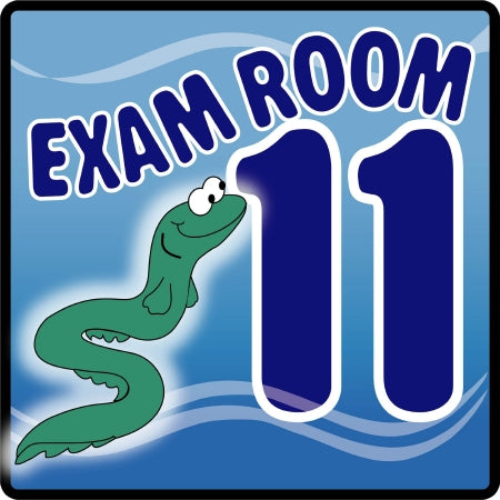 Ocean Series - Door Sign Room Sign Exam Room 11 - EX11-O