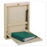 Omnimed Inc Wall Desk Slimline Beige Ea - 291568-BG