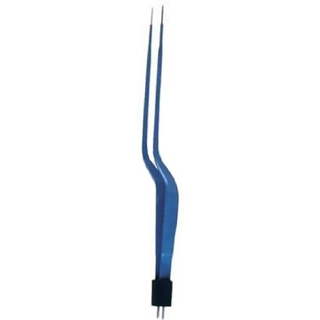 Robbins Instruments Bipolar Forceps Gerald 7-1/4 Inch Length Surgical Grade Coated Stainless Steel Nonsterile Nonlocking Serrated Bayonet Handle Straight 1 Mm Wide Tips - 23.110-320