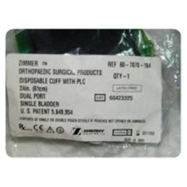Zimmer Cuff Tourniquet Ats 24X4" Cylindrical 10/Bx - 60707010400
