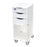 TrippNT Carts Cart Storage Slimline 14-1/2X19-1/4X35" 4-3" Casters/2 Locking Each - 7414