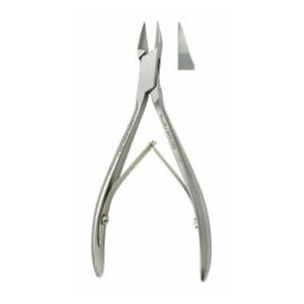 Miltex-Integra Splitter Nail Meister-Hand 5" Straight Jaw Double Spring Stainless Steel Ea - MH40-226A