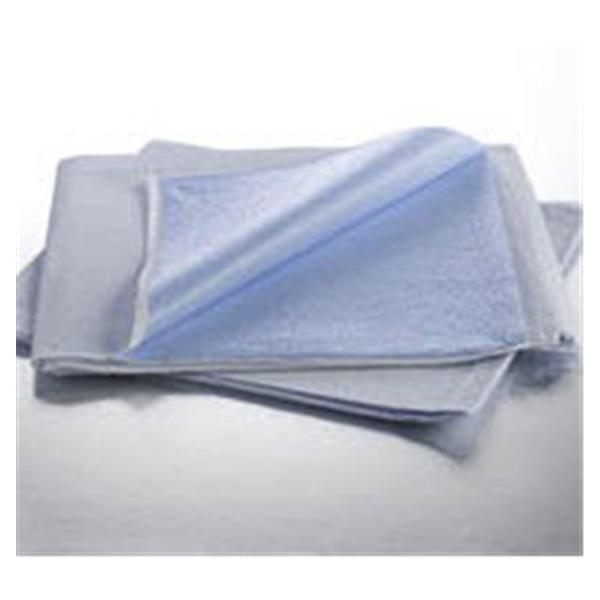 Graham Medical Flat Sheet 40 In X 90 In White / Blue 50/Case - 52166