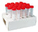 McKesson - Centrifuge Tube Conical Bottom Plain 15 mL Red Screw Cap Polypropylene Tube - 177-6296PL