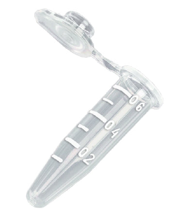 Mckesson Brand Mckesson Microcentrifuge Tube Conical Bottom Plain 500 µl Without Color Coding Snap Cap Polypropylene Tube - 177-111554