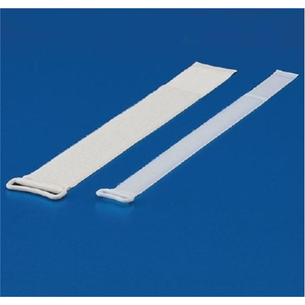 Patterson Medical Strap Hook & Loop Rolyan Nylon 2X14" White 10/Package - A2887