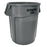 Rubbermaid Container Utility Brute Plastic 44Gal Gray 4/Ca - FG264360GRAY