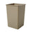Rubbermaid Can Trash Untouchable Resin 35Gal No Lid Beige Square 4/Ca - FG395800BEIG