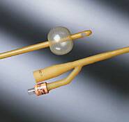 Bard Bardex Foley Catheter 2-Way Standard Tip 5 cc Balloon 16 Fr. Silicone Coated Latex - 0165V16S