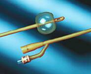 Bard Bardex Foley Catheter 2-Way Standard Tip 30 cc Balloon 12 Fr. Silicone Coated Latex - 0166V12S
