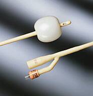 Bardex I.C. - Foley Catheter 2-Way Standard Tip 30 cc Balloon 28 Fr. Silver Alloy Coated Latex - 0166SI28