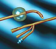 Bard Bardex Lubricath Foley Catheter 3-Way Standard Tip 30 cc Balloon 24 Fr. Hydrophilic Polymer Coated Latex - 0193L