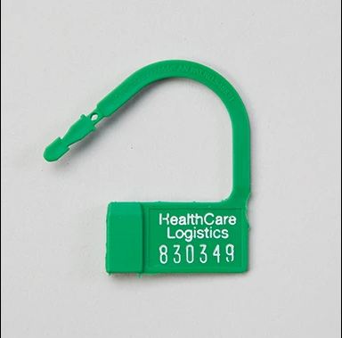 Health Care Logistics Health Care Logistics Heavy-Duty Padlock Seal Consecutively Numbered Green Polypropylene 1 X 1-1/2 Inch - 7636-10