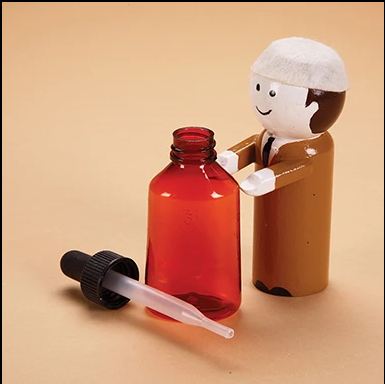 Health Care Logistics BOTTLE DROPPER AMB 1OZ 12/BX PLST - 10079