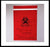 Health Care Logistics Biohazard Waste Bag Red Polyethylene 12 X 14 Inch - 9938