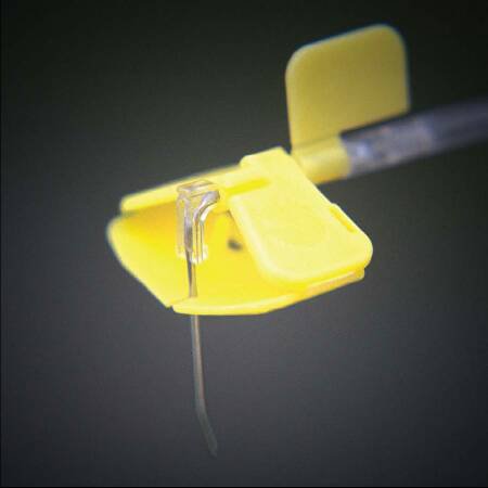 Huber Plus - Huber Infusion Set 22 Gauge 1-1/4 Inch 8 Inch Tubing Without Port - 012212