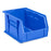 ULINE - Stackable Storage Bin Uline Blue Plastic 5 X 5 X 9-1/2 Inch - S-20581
